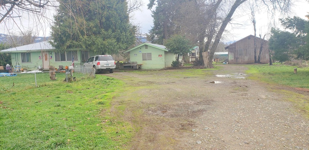 view from driveway entrance