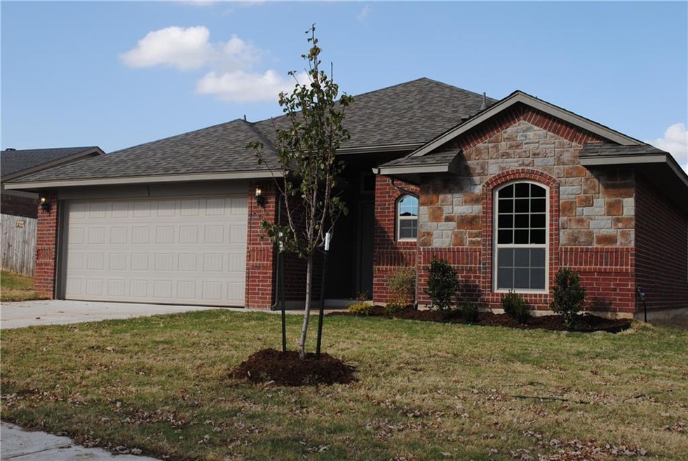 Exterior front features stone accents