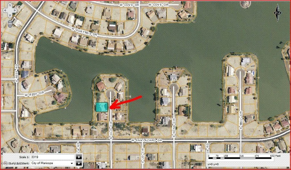 GIS Map View of Lot