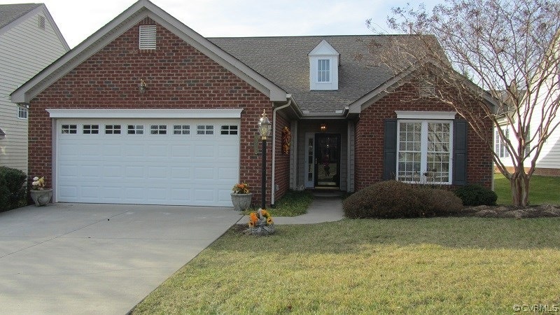 Brick Front with 2 car Garage
