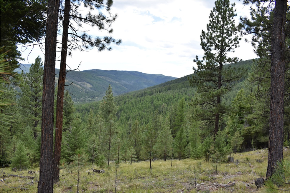 View of valley and mountains