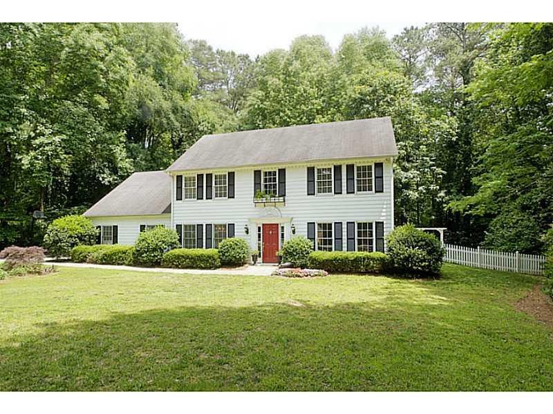 Exterior Front. Stately classic home with level ya