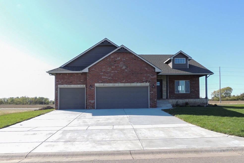 Beautiful brick work and covered entry.