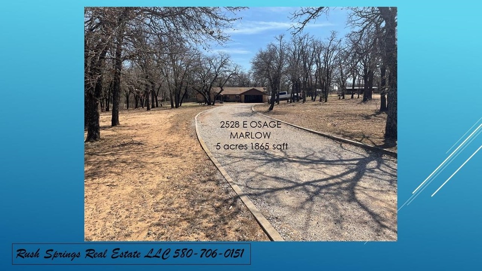 2528 E Osage Rd, Marlow, OK 73055 - photo 1