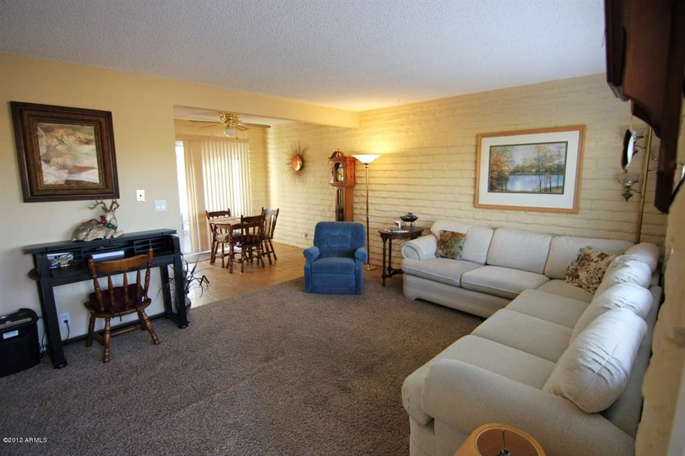Entrance to Living & Dining Room