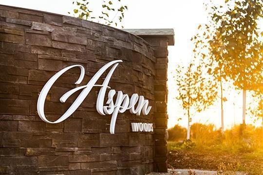 Aspen Woods Entrance  2020