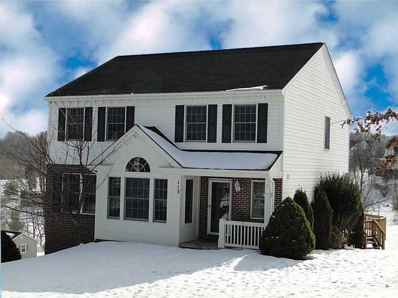 Exterior Front. Great Curb Appeal!  Lovely setting