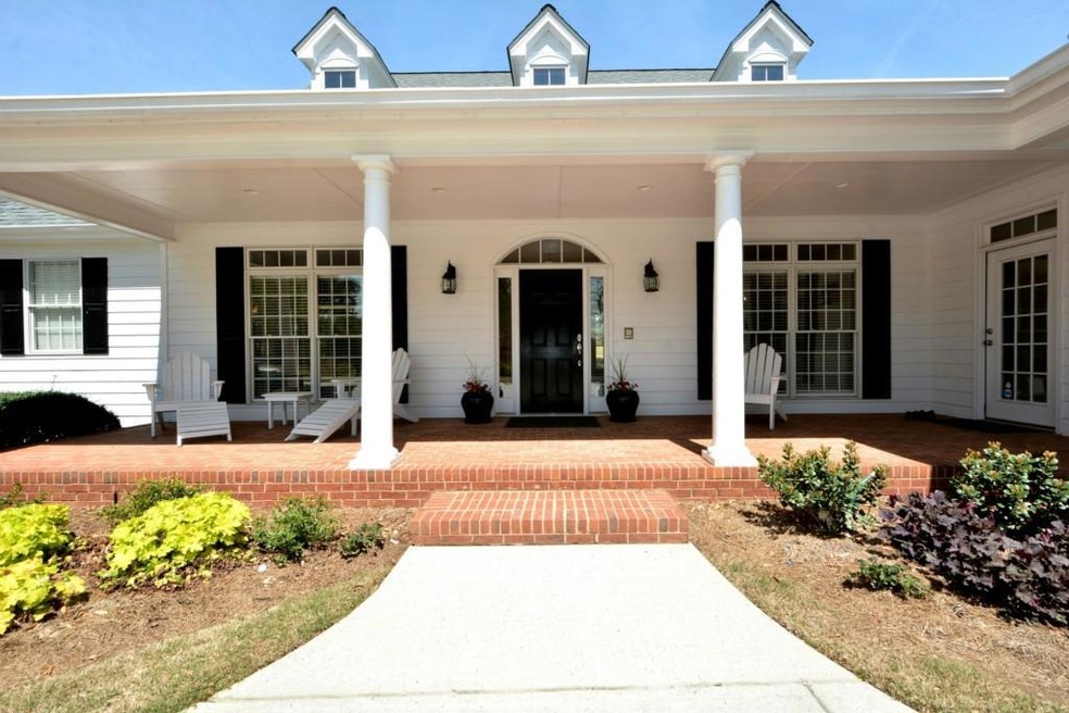Southern Living style exterior with deep front por