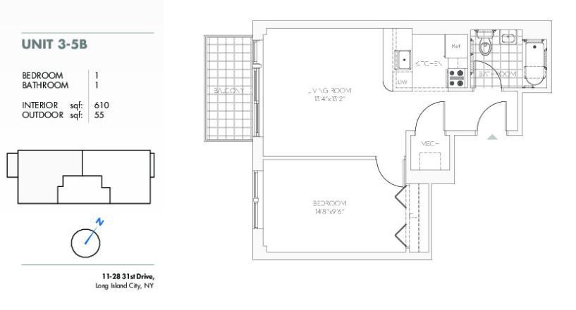 11-28 31st Dr unit 4-B, Queens, NY 11106 - photo 1