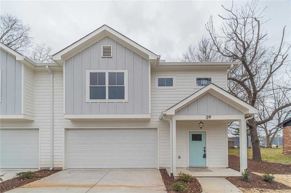 Townhome with only one shared wall!