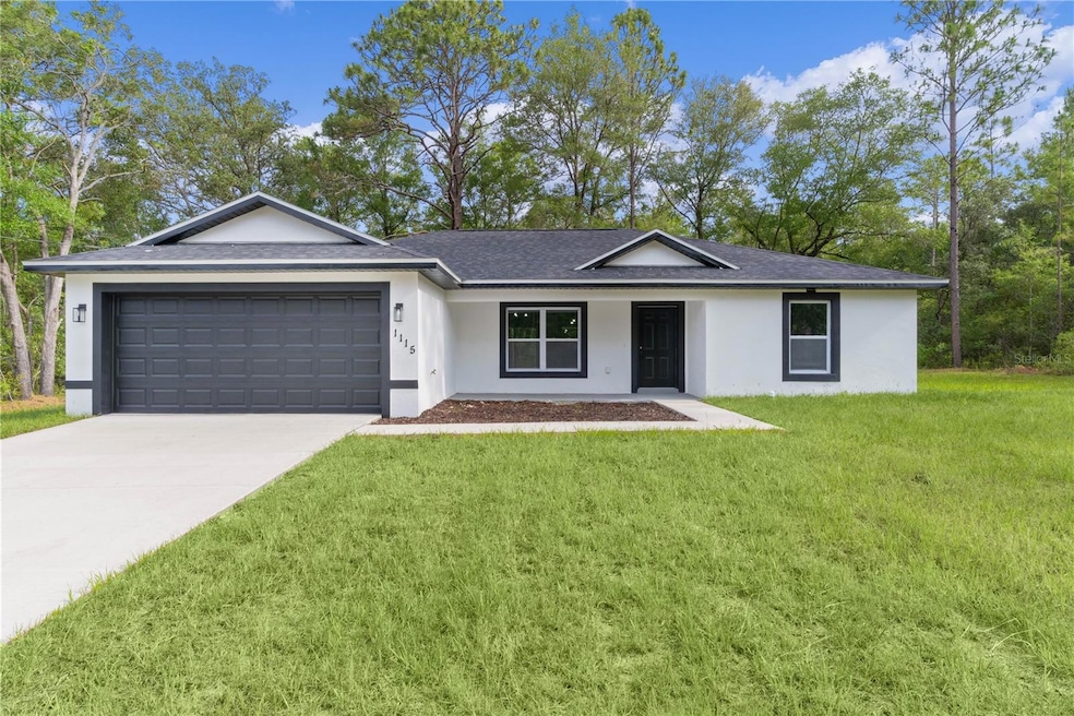 Daytime view of the front of the home from the road