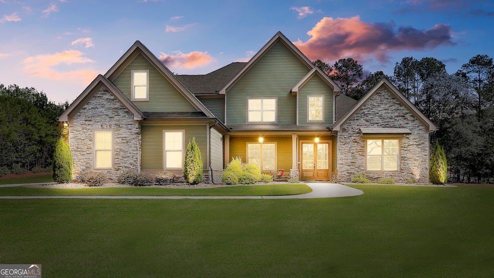 Front of Home at Dusk