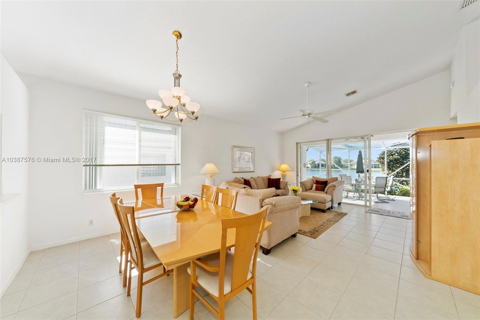 Dining & Living Room with Gorgeous Lake View
