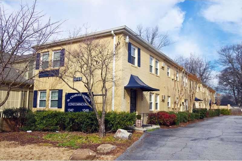 Exterior Front. Welcome home to your 1/1 top floor