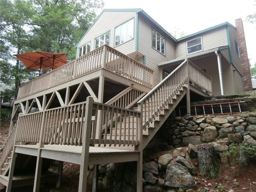 Beautiful home with lots of water...