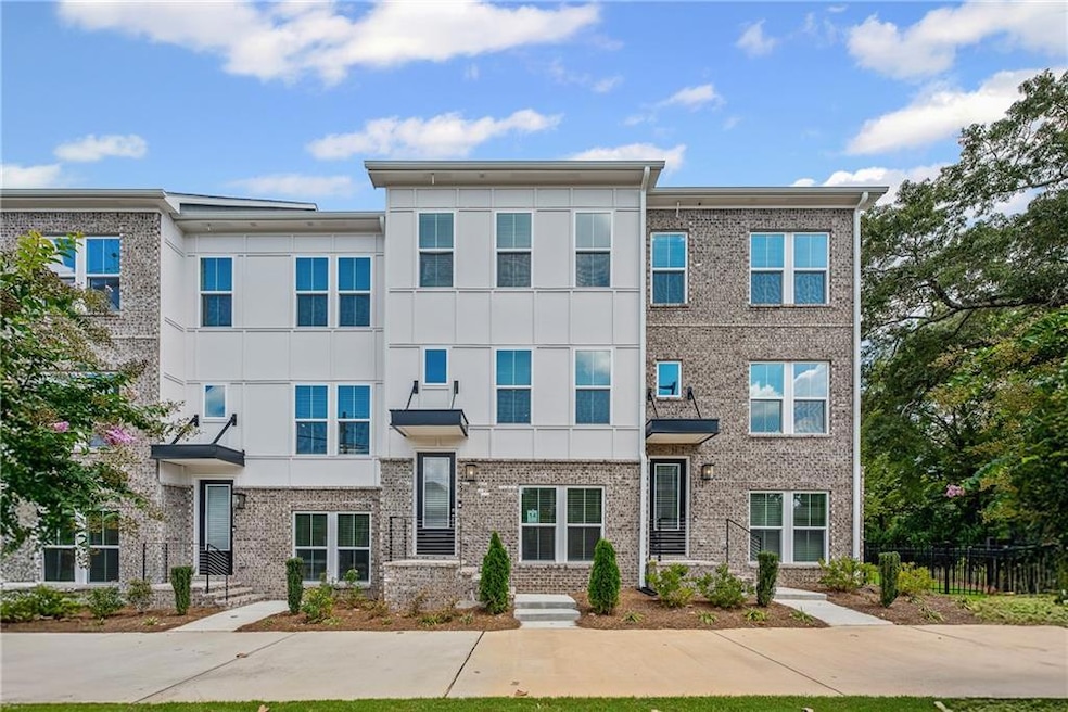 Example of exterior; not exact townhome unit