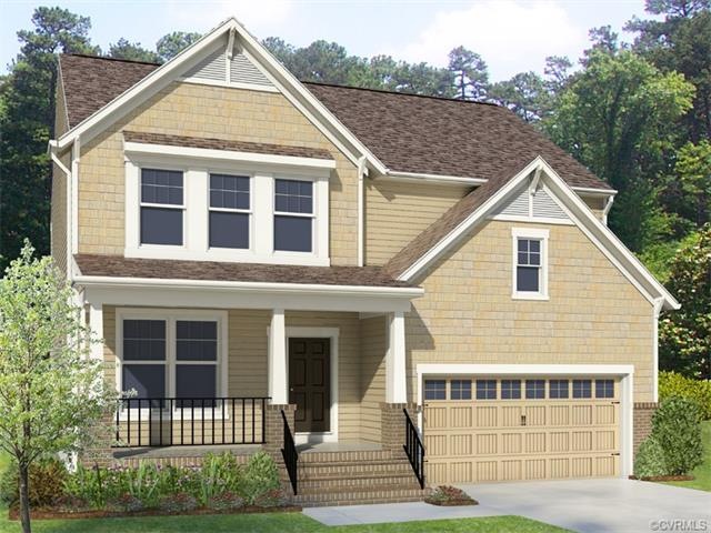 Rendering of home being built on this home site