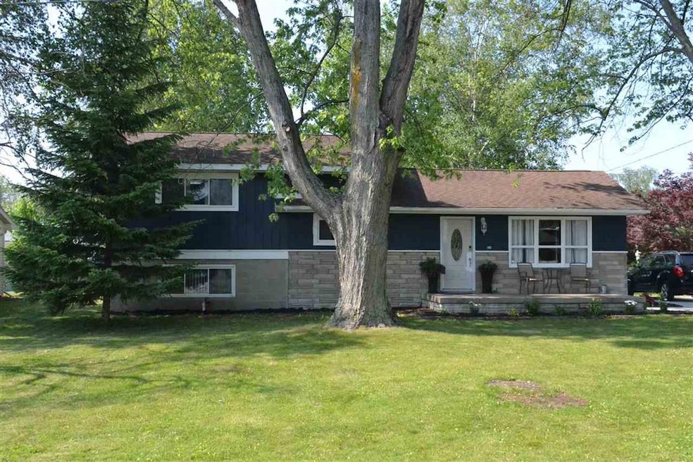 Freshly painted and new landscaping