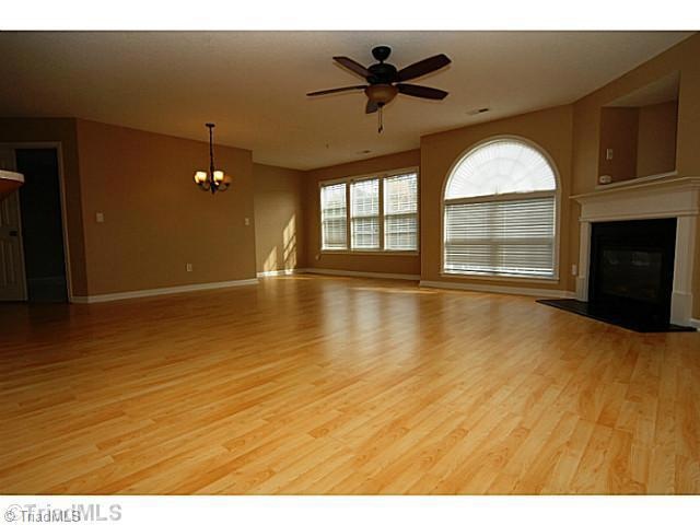 Living Room. Gleaming Floors