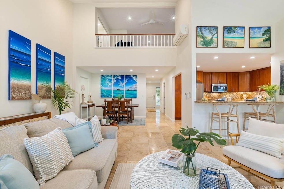 Vaulted ceilings allow for a loft and spacious fee