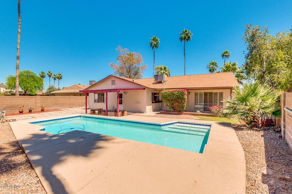 Large yard with pool