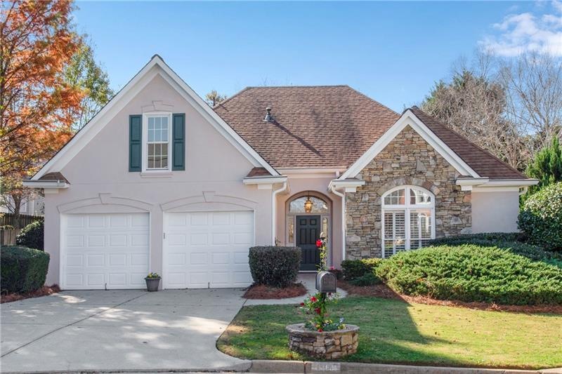 The traditional exterior is three sides cement sid