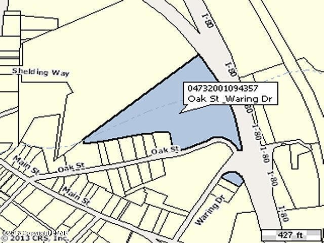 Oak St Waring Drive map