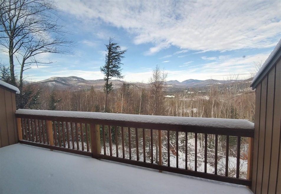 Enjoy expansive mountain views to Mt. Washington, 