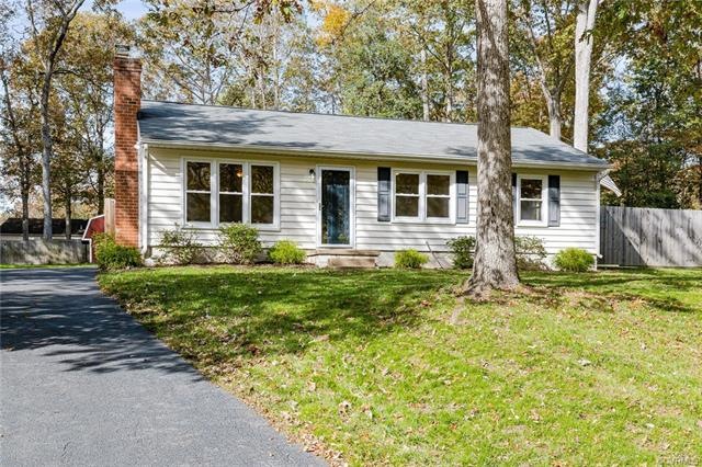 Vinyl siding and replacement windows.
