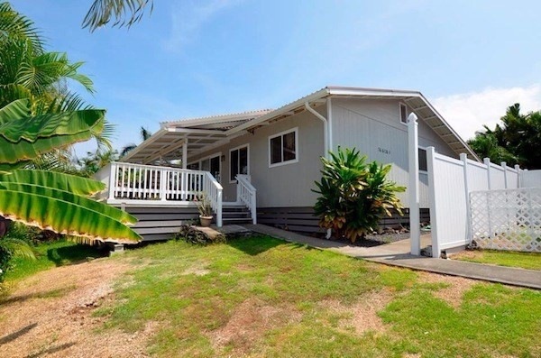 This home is tucked away at the end of a long driveway.