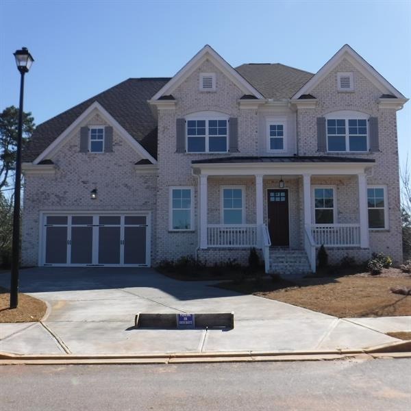 The Olglethorpe is a 3 car garage,  daylight basem