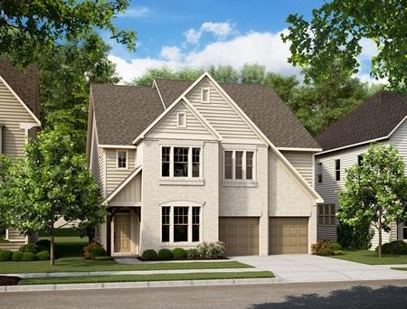 Home is under construction, brick and siding color