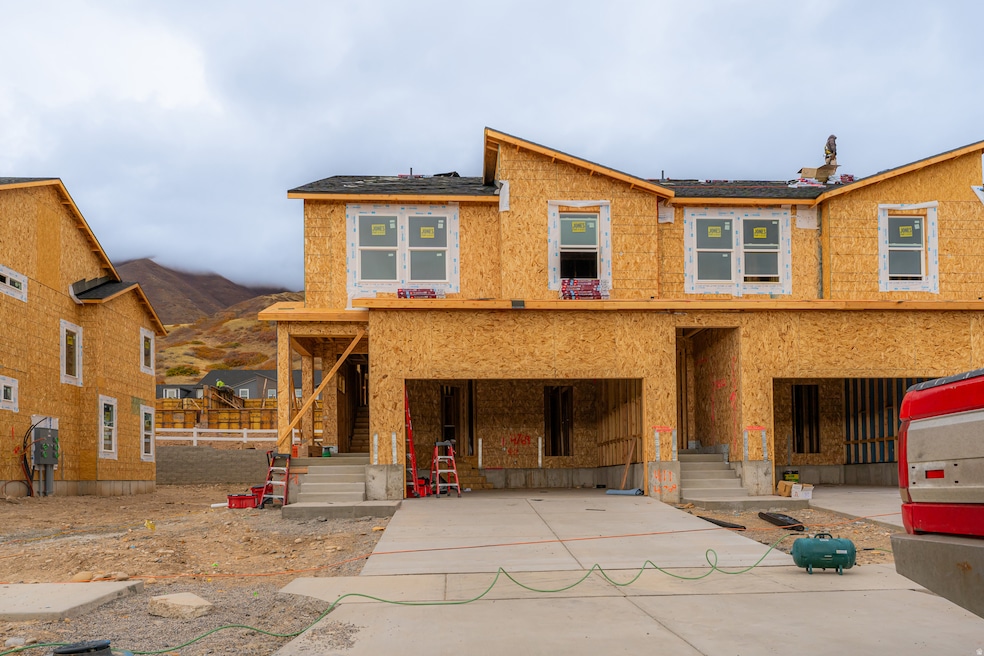View of front of property featuring a porch