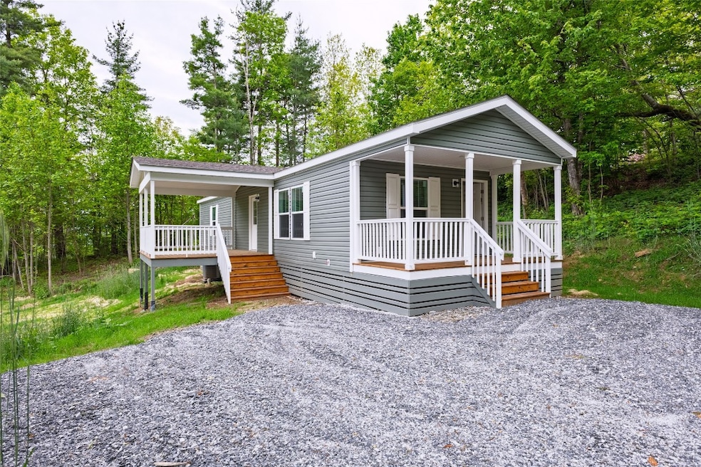 Home with porches