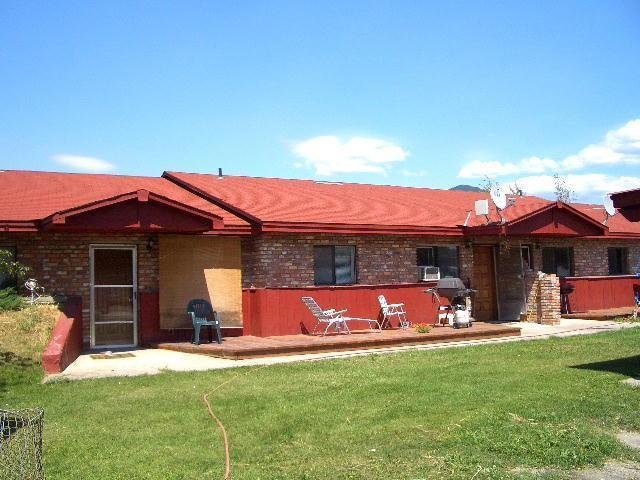 Nice full length patio and yard