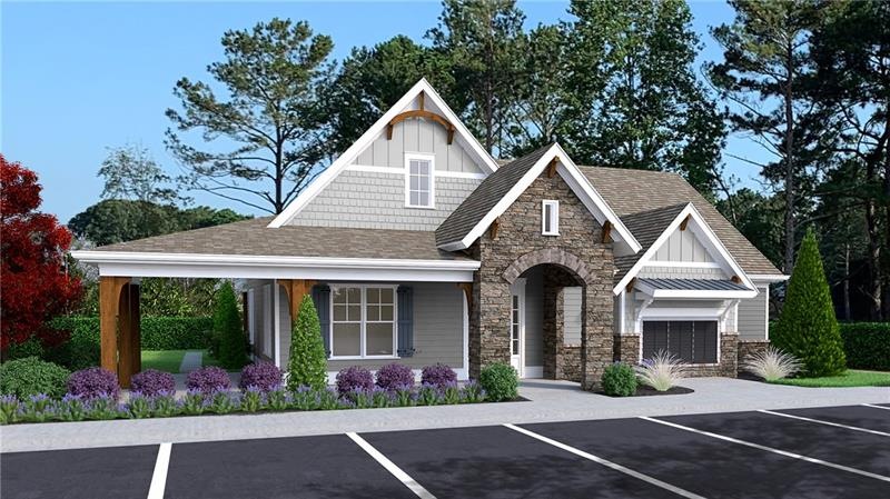 Marlowe community clubhouse with entertaining kitc