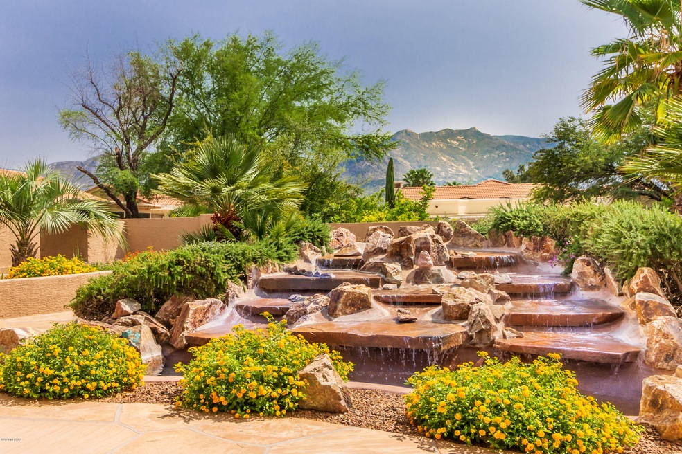 Water Fall & Mountain View