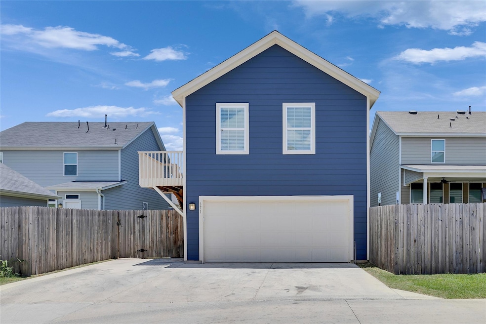 View of front of property with an attached garage
