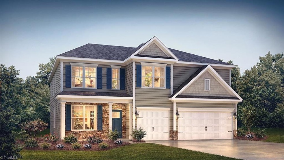 Rendering of home; not actual colors. 