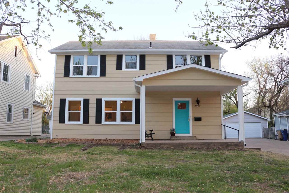 Front of house has new front porch and new drivewa