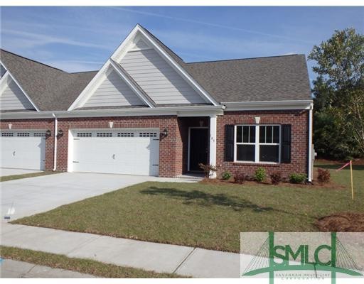 Exterior Front. Avery floor plan with bonus room a