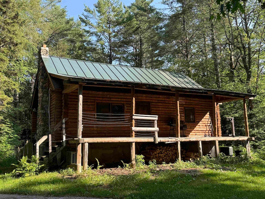 North Hill log home