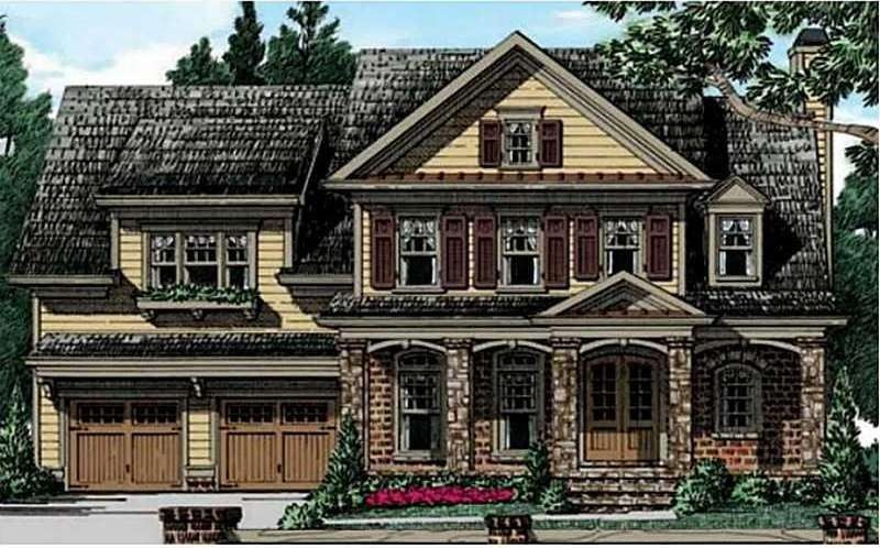 Exterior Front. The Crabapple exterior will be a c