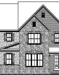 Gorgeous brick, stone & shake exterior
