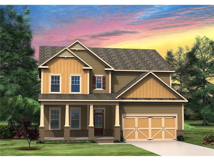 Savannah F on Home Site 6 at Suwanee Green