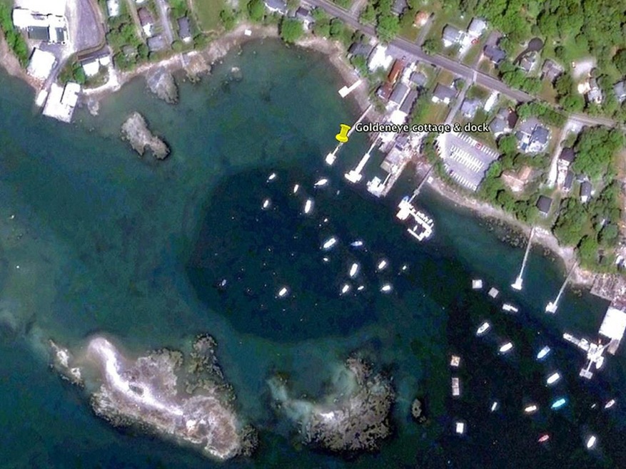 Aerial View of Property and Deep...