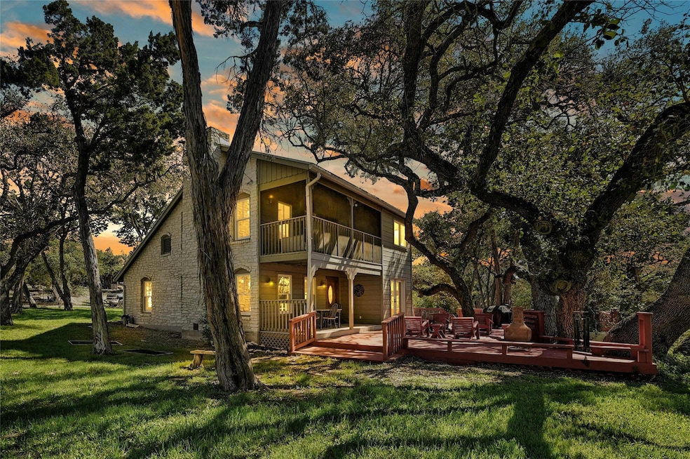View of the Main House and Back Porch