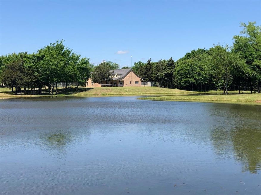 View of house from across large pond