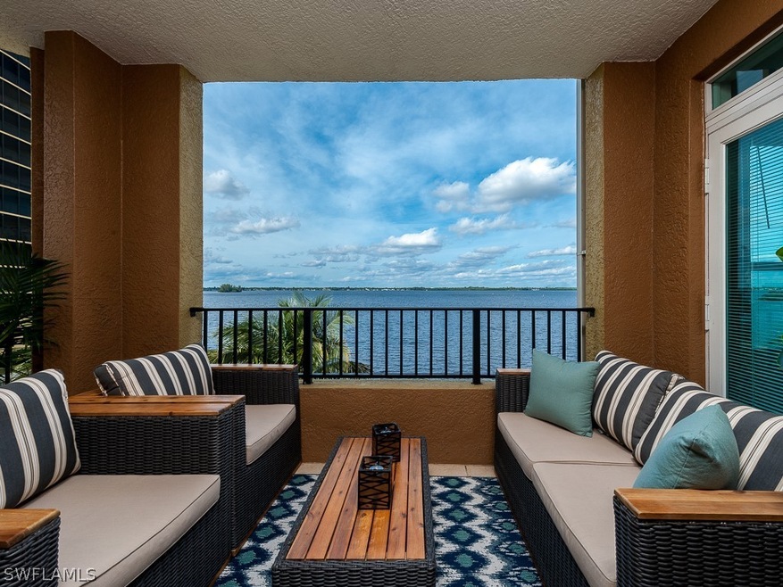 Lanai with incredible river views.