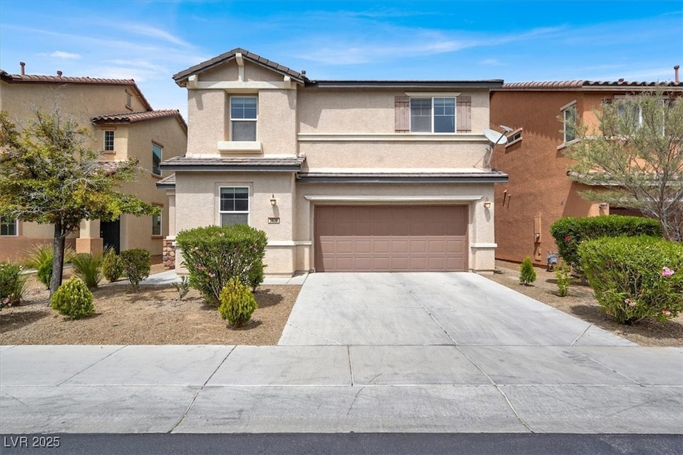 View of front of property featuring stucco siding,